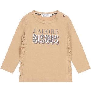 Dirkje meisjes longsleeve - Bruin