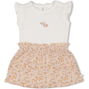 Feetje meisjes jurk - Naturel