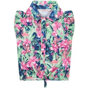 BAKKABOE meisjes blouse - Marine