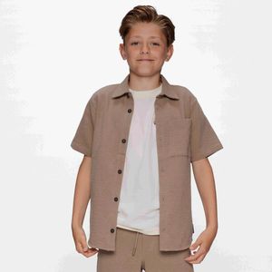 Retour jongens overhemd - Camel