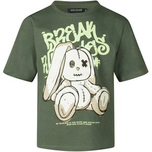 Unlocked jongens t-shirt - Army