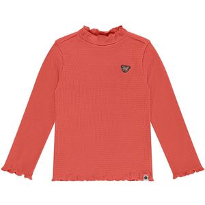 Stains & Stories meisjes longsleeve - Licht rood