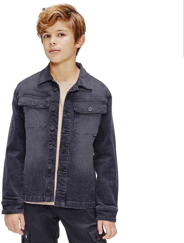 Retour - Redmar - Spijkerjas - Donker Grijs - Maat 140