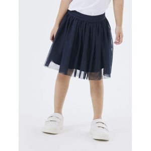 NAME IT MINI Rok NMFNUTULLE van Gerecycled Polyester Donkerblauw