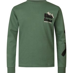 Unlocked jongens longsleeve - Donker groen