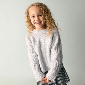 Mayoral meisjes sweater - Zilver