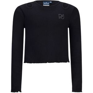 Retour meisjes longsleeve - Zwart