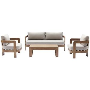 Sens-Line - Santiago - Loungeset - Naturel - Weerbestendig Materiaal