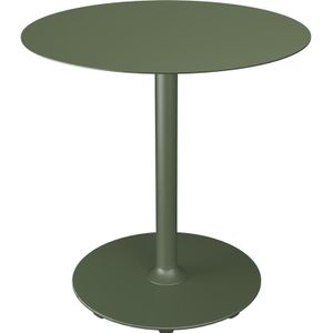 Houe Pico tuintafel Ø74 Olive green, rond onderstel