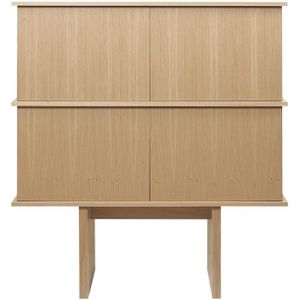 ferm LIVING Stilt Opbergkast - Double - Natural Oak