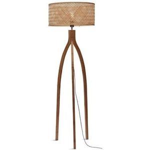 GOOD&MOJO Vloerlamp Java - Bamboe - 50x50x145cm - Driepoot