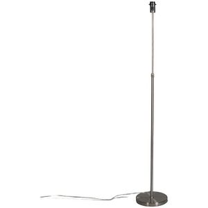QAZQA Moderne vloerlamp staal verstelbaar - Parte