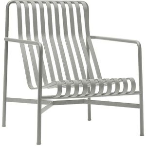 HAY Palissade Lounge Chair High - Lichtgrijs