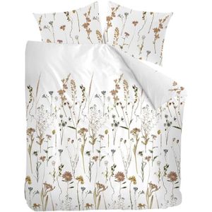 Ariadne at Home Rustic dekbedovertrek - Tweepersoons - 200x200/220 - Wit