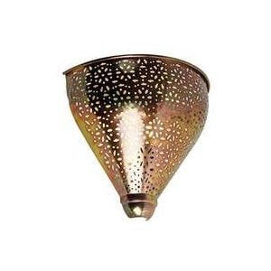 QAZQA Maruf,sinbad,zayn - Oosterse Wandlamp Voor Binnen - 1 Lichts - D 11.5 cm - Brons - Woonkamer