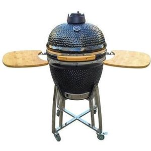 MOOS Kamado Grill 21 inch Keramische Barbecue - Zwart