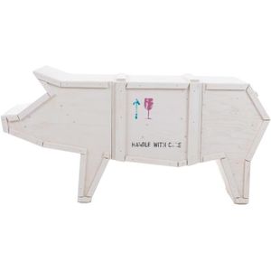 Seletti Sending Pig opbergkast wit