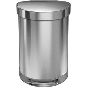 Simplehuman Semi-Round Pedaalemmer 60 Liter