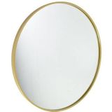 Fragix Boston wandspiegel rond - Goud - Metaal - Ø75cm - Industrieel