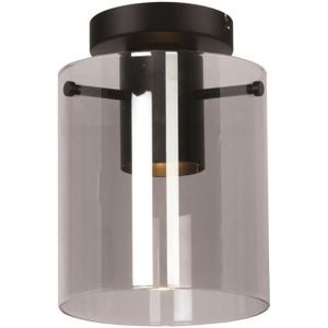 Freelight Freelight Interno Plafondlamp Zwart & Smoke Glas