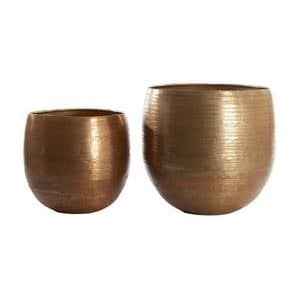 Light & Living - Pot LISBOA - Ø45x45.5cm - Goud - Set van 2