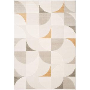 sweeek - Crème retro patroon interieur tapijt