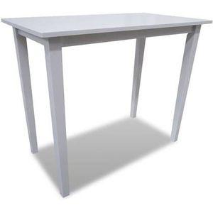 vidaXL Bartafel Wit