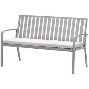 Bruno parkbank - aluminium - taupe - valley sand