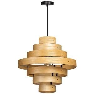 ETH Oaknut - Hanglamp - Hout - 7 Rings