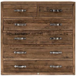 Rivièra Maison - Grote Commode in gerecycled eikenhout, IJzer met een breedte van 110 cm