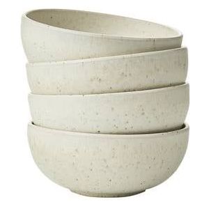by fonQ Mixed Ceramics Kommen 4st. - Ø 15 cm - Crème
