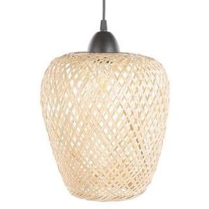 Beliani - BOMU - Hanglamp - Lichte houtkleur - Bamboehout