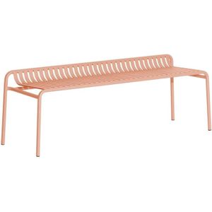 Petite Friture Week-end tuinbank zonder rugleuning blush