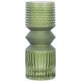 Beliani VRADETO - Decoratieve Vaas - Groen - Glas