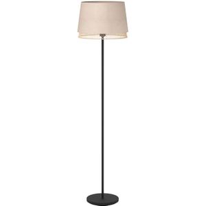 EGLO Tabley Vloerlamp - E27 - 153 cm - Natuur|Bruin|Zwart - Textiel