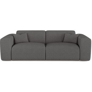 Express slaapbank dunlopillo 140cm bouclette grafiet grijs