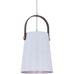 SVJ Hanglamp Rond - 22 x 22 x 44 cm - Metaal - Wit