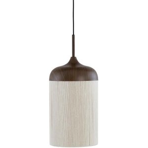 Light & Living Hanglamp Dania - Bruin|Crème - Ø27.5x52cm