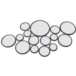 LOFT42 - Bubbles - Spiegel - Multi - Rond - 115x62 - Zwart - Metaal