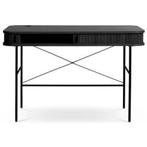 Olivine Lenn houten bureau zwart - 120 x 60 cm