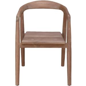 DÉJA Living - Tuinstoel - Naturel Teakhout - Zithoogte 43cm - Lennox