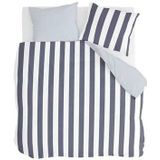 Walra Dekbedovertrek Classic Stripe - 200x220 - 100% Katoen (BCI) - Blauw