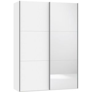 Jutzler Wit | Spiegel 152 cm Schuifdeur Halkast