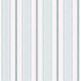 Laura Ashley Vliesbehangs-sHeacham Stripe Seaspray - Blauw - 10mx52cm