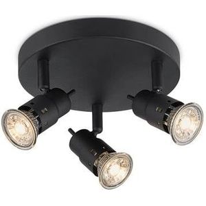 Home Sweet Home LED Opbouwspot Cilindro 3 - dimbaar - Zwart