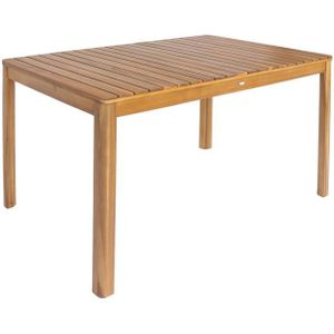 sweeek - Acacia tuintafel met afgeronde hoeken, 6 plaatsen