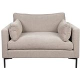 Zuiver Love Seat Summer Latte - Comfortabele beige loveseat van hoogwaardige kwaliteit stof