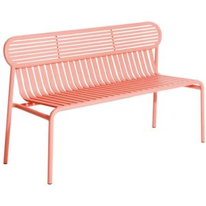 Petite Friture Week-end tuinbank met rugleuning Coral