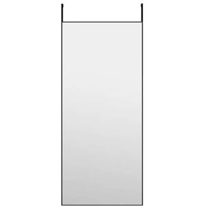 vidaXL-Deurspiegel-40x100-cm-glas-en-aluminium-zwart
