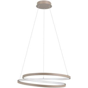 EGLO Ruotale Hanglamp - LED - Ø 55 cm - Zandkleur|Beige|Wit